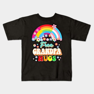 Free Grandpa Hugs LGBTQ Transgender Pansexual LGBT Kids T-Shirt